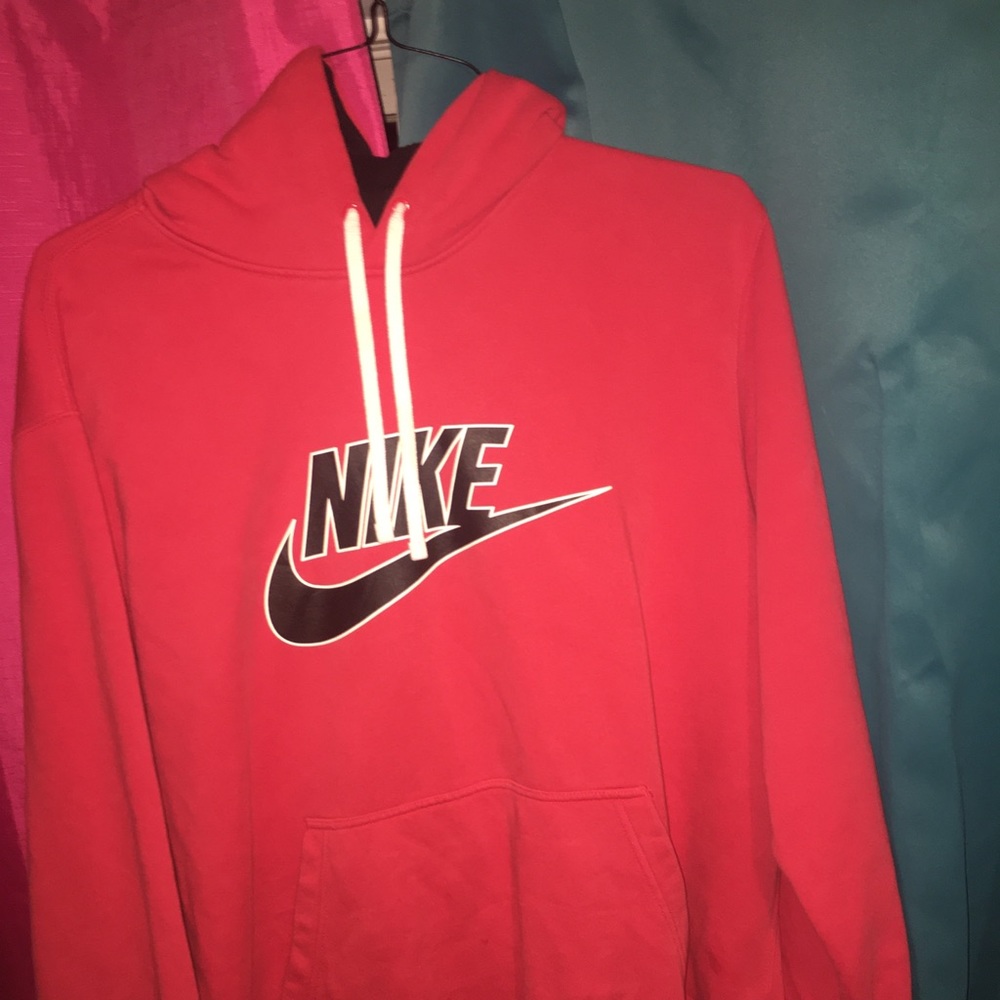 Red NIKE hoodie